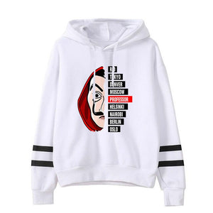 3XL Cosplay Costumes La Casa De Papel 3D Printed Hooded Sweatshirts TV Series Pullovers Men Women Fashion Casual House of Paper
