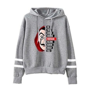 3XL Cosplay Costumes La Casa De Papel 3D Printed Hooded Sweatshirts TV Series Pullovers Men Women Fashion Casual House of Paper