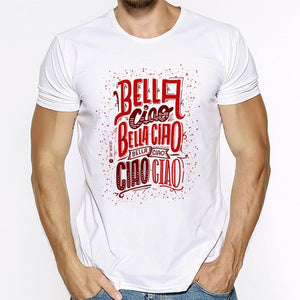 La Casa De Papel T Shirt House Made of Paper Harajuku T-shirt Men Summer Money Heist Cartoon Tees Short Sleeve Hip Hop T-Shirts