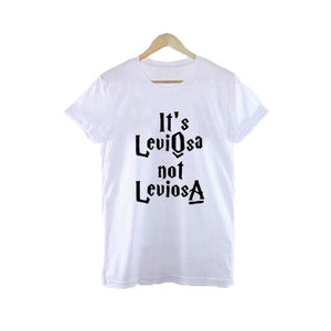 Skuggnas It's Leviosa Not Leviosa HarryPotter Magic T-shirt Tumblr Fashion Funny Women Tee Tops Graphic Cotton Harajuku Clothes